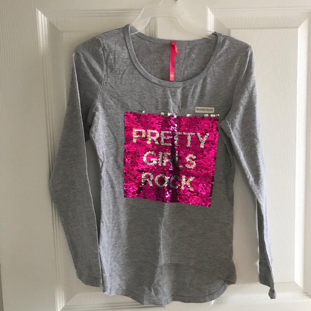 New Girls Sequin Top 👕